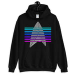 Sisko Kid II White & Cool Bars Unisex Hoodie