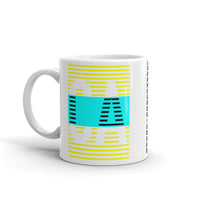 Yellow Cyan CA Kaffa Mug