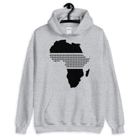 Africa Black Middle Dots Unisex Hoodie Abyssinian Kiosk Fashion Cotton Apparel Clothing Gildan Original Art