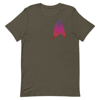 Pocket Sized Sisko Kid Purple to Red Unisex T-Shirt