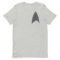 Pocket Sized Sisko Kid Black Lines Unisex T-Shirt