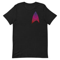 Pocket Sized Sisko Kid Purple to Red Unisex T-Shirt