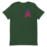 Pocket Sized Sisko Kid Purple to Red Unisex T-Shirt