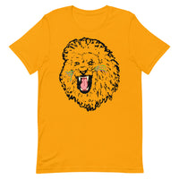 Lion Roar Black Outline Unisex T-Shirt