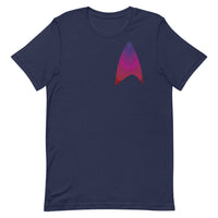 Pocket Sized Sisko Kid Purple to Red Unisex T-Shirt