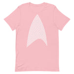 Custom Sisko Kid White Lines Unisex T-Shirt Pink