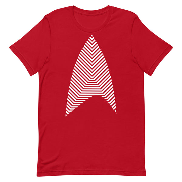 Custom Sisko Kid White Lines Unisex T-Shirt Red