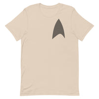 Pocket Sized Sisko Kid Black Lines Unisex T-Shirt