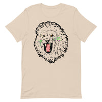 Lion Roar Black Outline Unisex T-Shirt