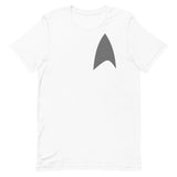 Pocket Sized Sisko Kid Black Lines Unisex T-Shirt