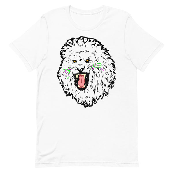 Lion Roar Black Outline Unisex T-Shirt