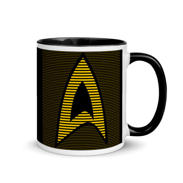 Sisko Kid Yellow Lines Blank Kaffa Mug